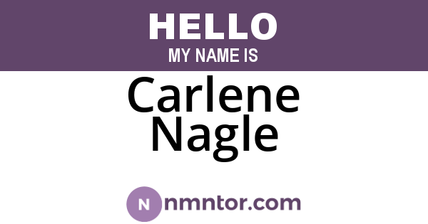 Carlene Nagle