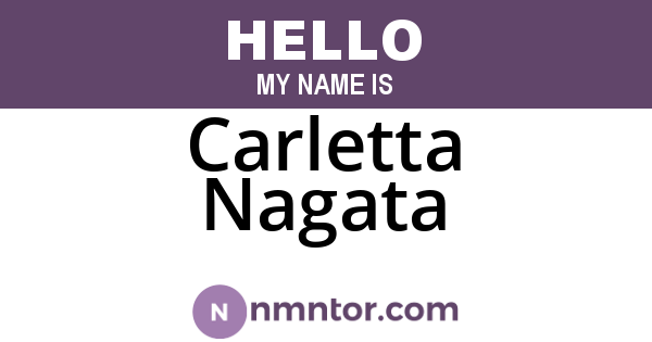 Carletta Nagata