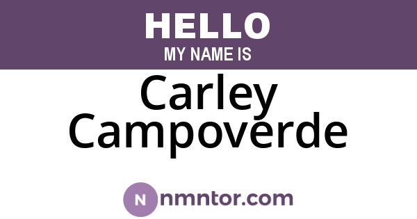 Carley Campoverde