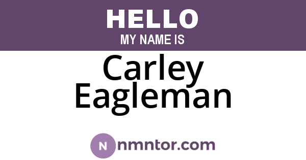 Carley Eagleman