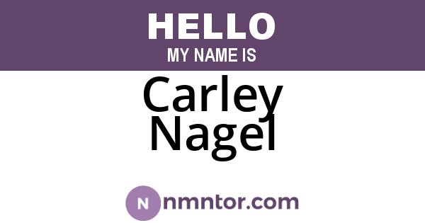 Carley Nagel