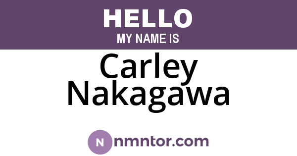 Carley Nakagawa