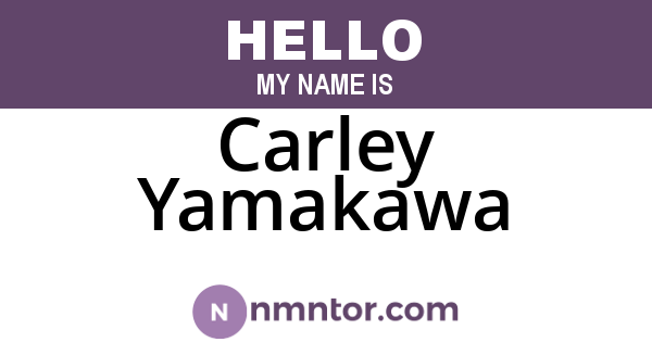 Carley Yamakawa