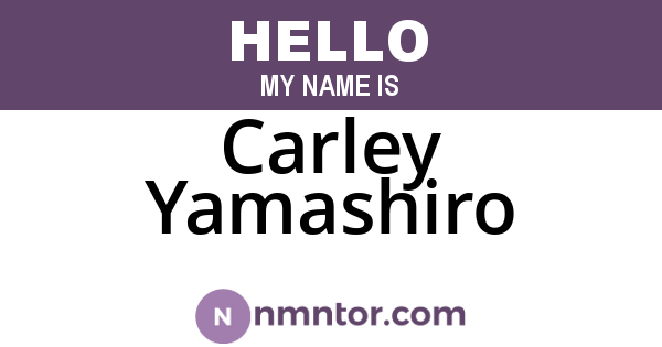 Carley Yamashiro