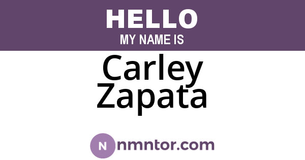Carley Zapata
