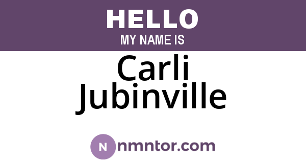 Carli Jubinville