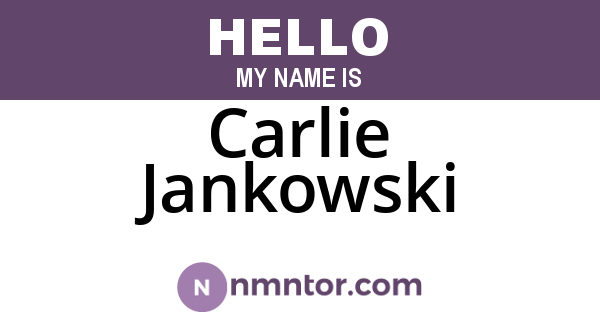 Carlie Jankowski