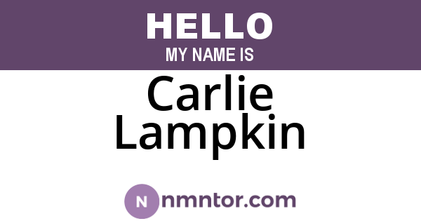 Carlie Lampkin