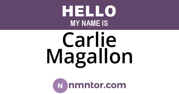 Carlie Magallon