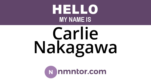 Carlie Nakagawa