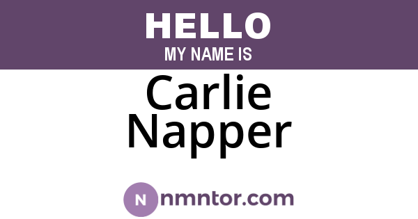 Carlie Napper