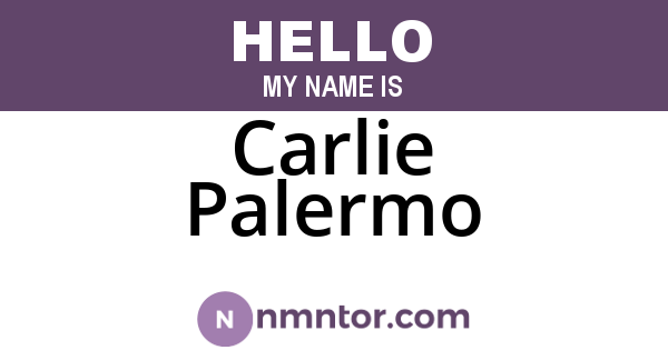 Carlie Palermo