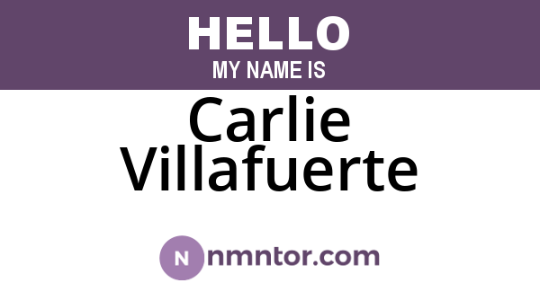 Carlie Villafuerte