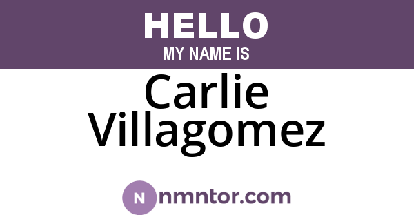 Carlie Villagomez
