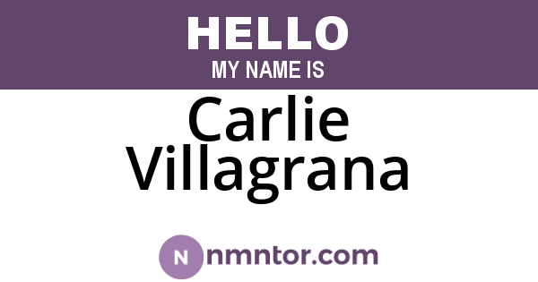 Carlie Villagrana