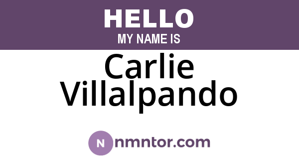 Carlie Villalpando
