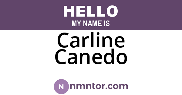 Carline Canedo
