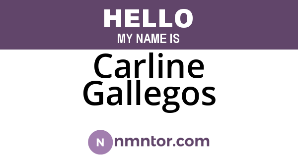 Carline Gallegos