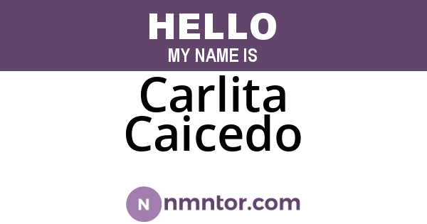 Carlita Caicedo