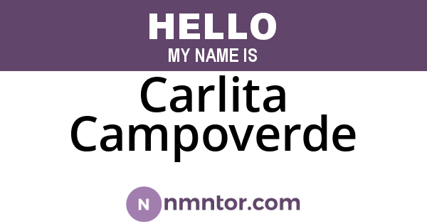Carlita Campoverde