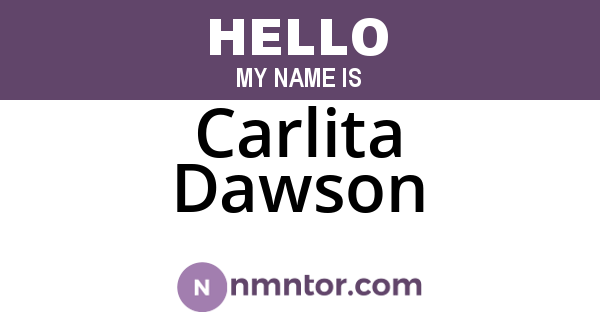 Carlita Dawson