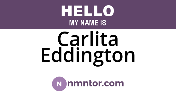 Carlita Eddington