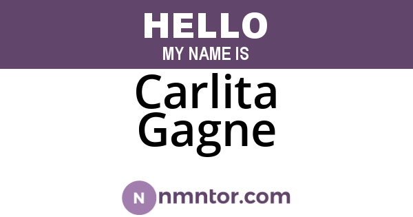 Carlita Gagne