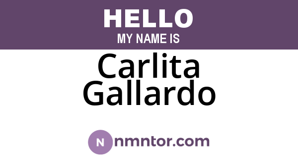 Carlita Gallardo