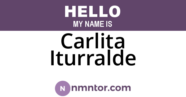 Carlita Iturralde