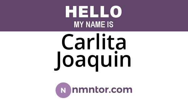 Carlita Joaquin