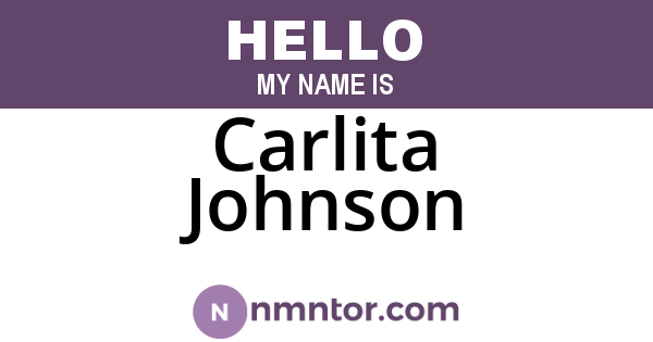 Carlita Johnson