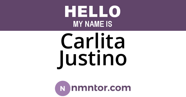 Carlita Justino