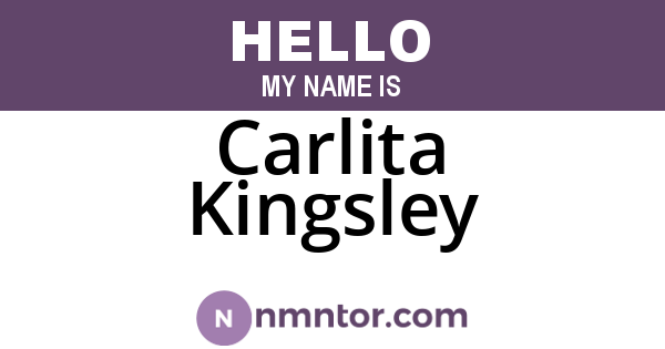 Carlita Kingsley