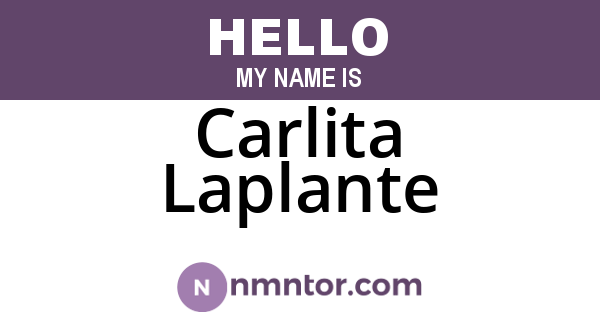 Carlita Laplante
