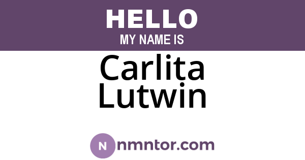 Carlita Lutwin