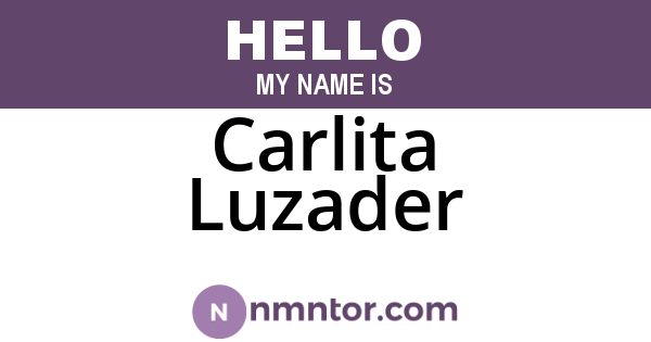 Carlita Luzader