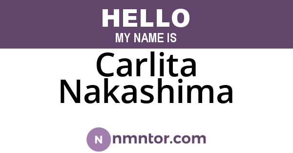 Carlita Nakashima