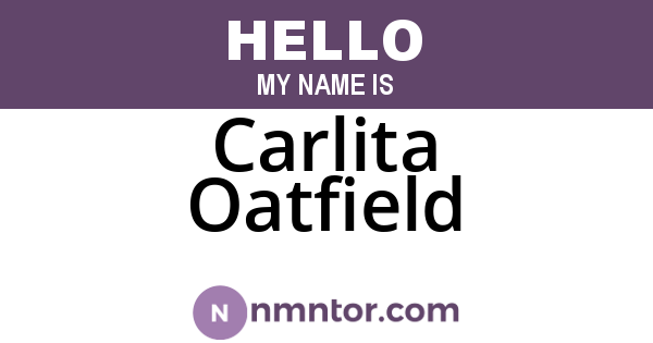 Carlita Oatfield