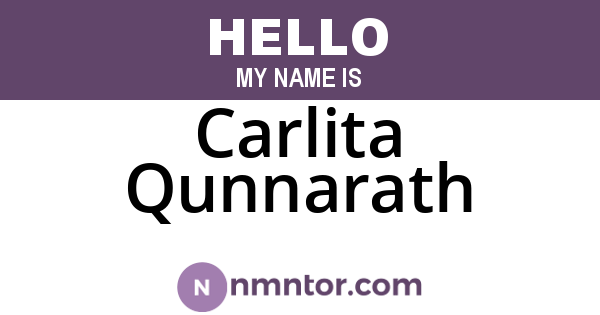 Carlita Qunnarath