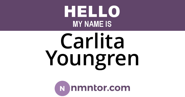 Carlita Youngren
