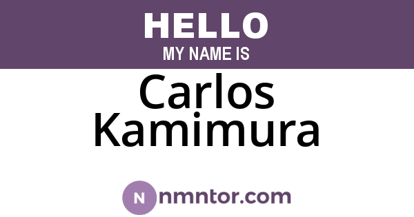 Carlos Kamimura