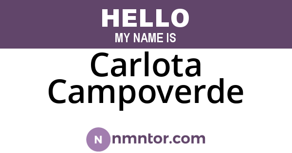 Carlota Campoverde