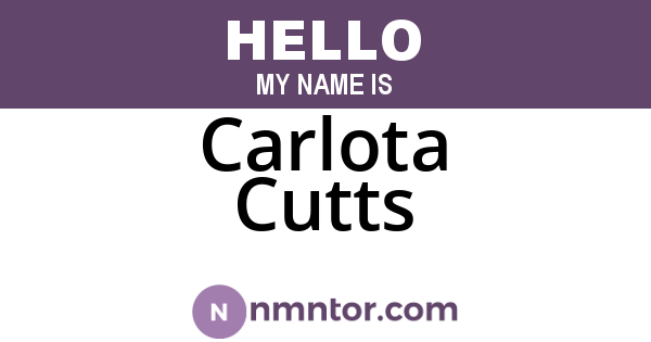 Carlota Cutts