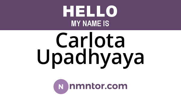 Carlota Upadhyaya