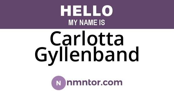 Carlotta Gyllenband