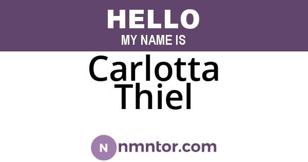 Carlotta Thiel