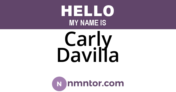 Carly Davilla