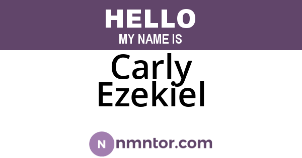 Carly Ezekiel
