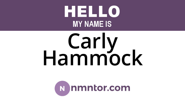 Carly Hammock