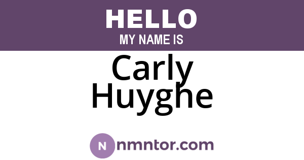 Carly Huyghe